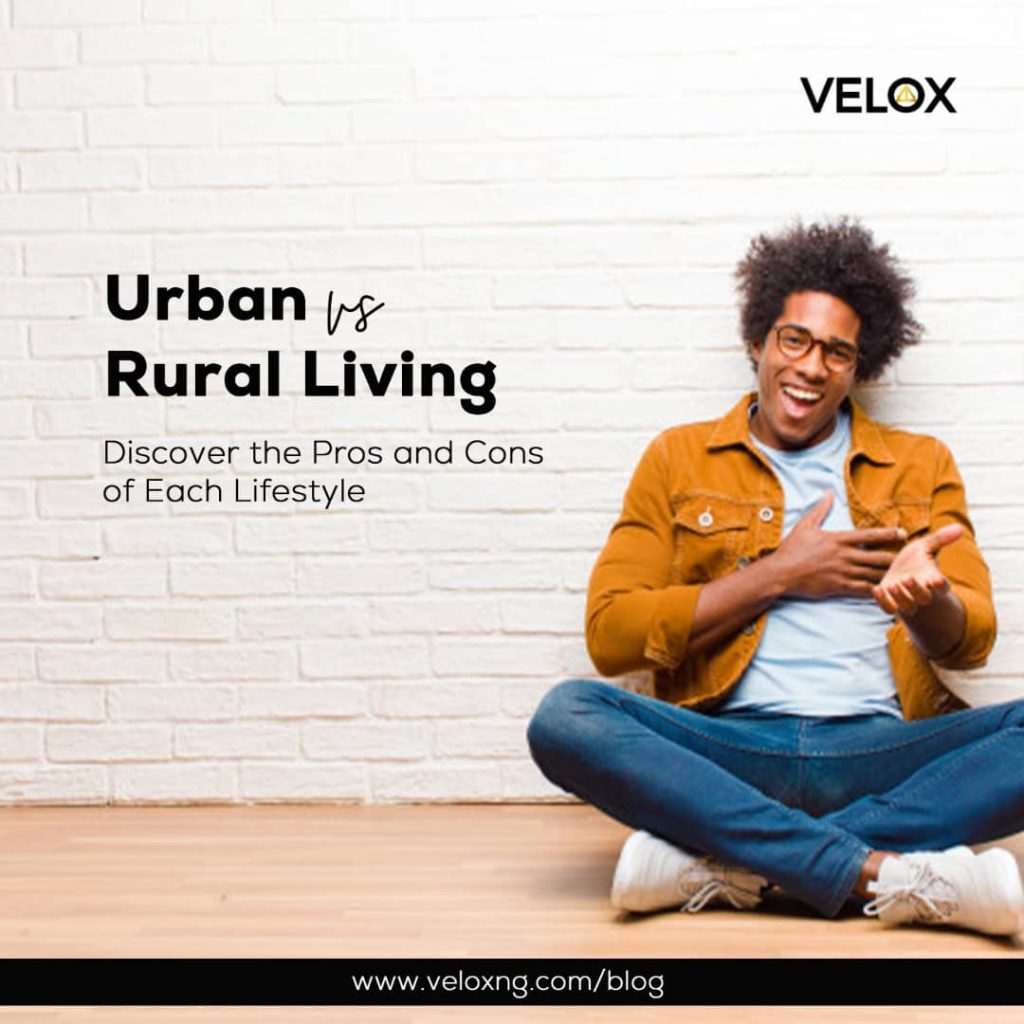 urban vs rural living